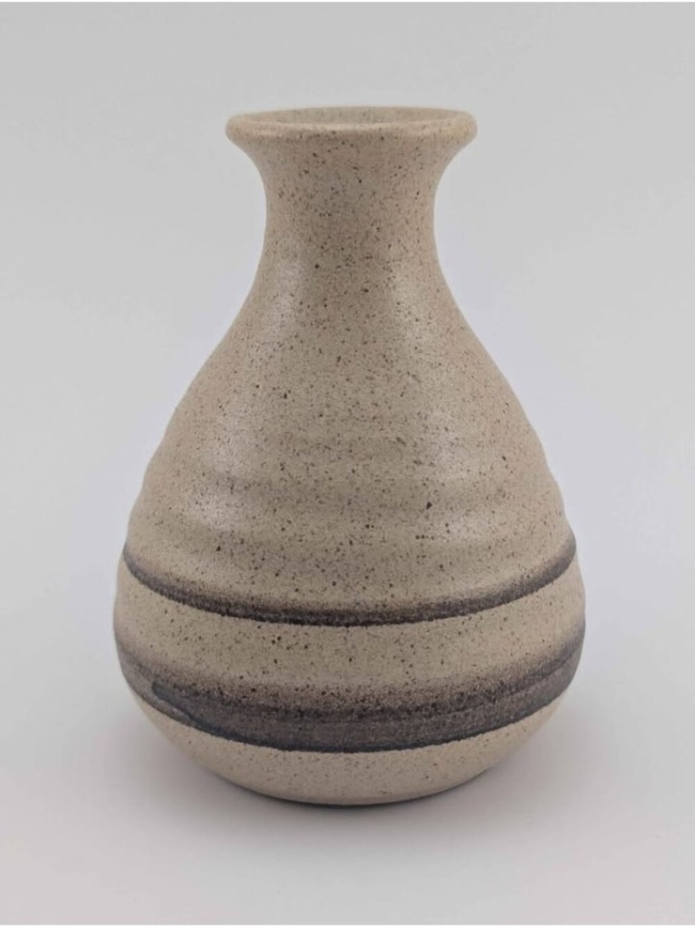 Vintage André Gagnon Quebec Studio Pottery Vase 5" MCM